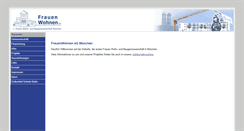 Desktop Screenshot of frauenwohnen-eg.de